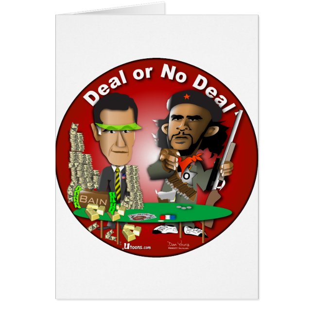 Romney et Che Obama (Devant)