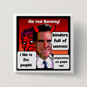 Romney gaffs multomap vol vrouwen vierkante button 5,1 cm