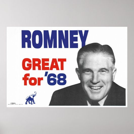 Romney—geweldig voor 68 poster (Voorkant)