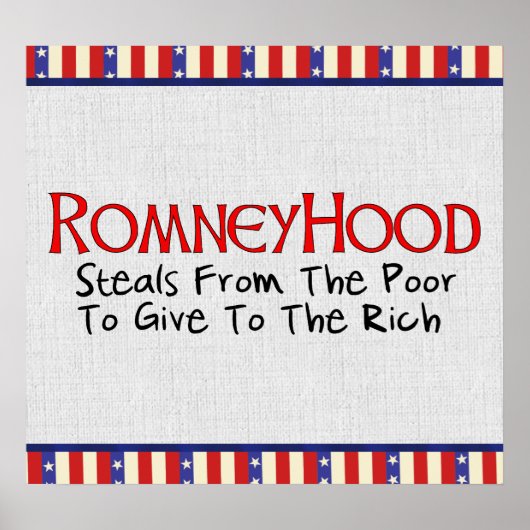 Romney Hood Poster (Voorkant)