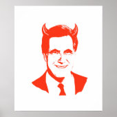 Romney is de duivel poster (Voorkant)