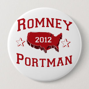 ROMNEY PORTMAN DELEGATES.png Ronde Button 4,0 Cm