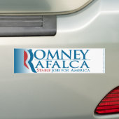Romney Rafalca 2012 Bumpersticker (Op auto)
