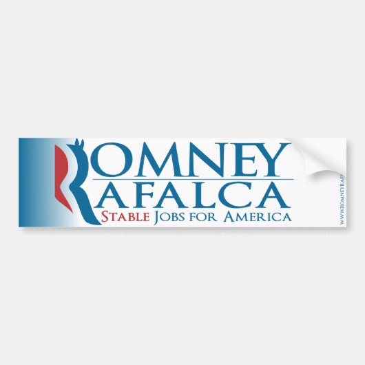 Romney Rafalca 2012 Bumpersticker (Voorkant)