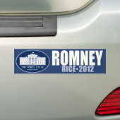 Romney - Rice - 2012 Bumpersticker (Op auto)