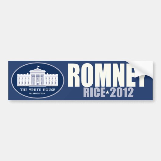 Romney - Rice - 2012 Bumpersticker (Voorkant)