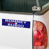 ROMNEY RUBIO Bumpersticker (Op Truck)