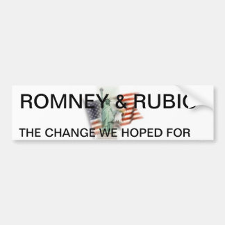 ROMNEY/RUBIO BUMPERSTICKER 2012