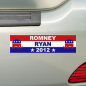 Romney Ryan 2012 Bumpersticker (Op auto)