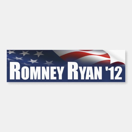 Romney - Ryan - 2012 Bumpersticker (Voorkant)