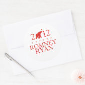 ROMNEY RYAN 2012 REPUBLICAN.png Ronde Sticker (Envelop)