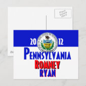 Romney Ryan Briefkaart (Voorkant / Achterkant)