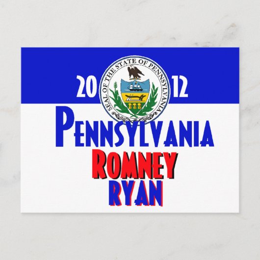 Romney Ryan Briefkaart (Voorkant)
