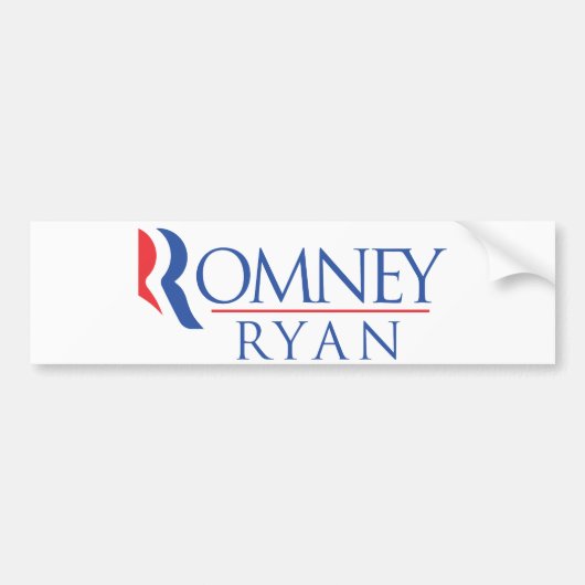 Romney Ryan bumper sticker (Voorkant)