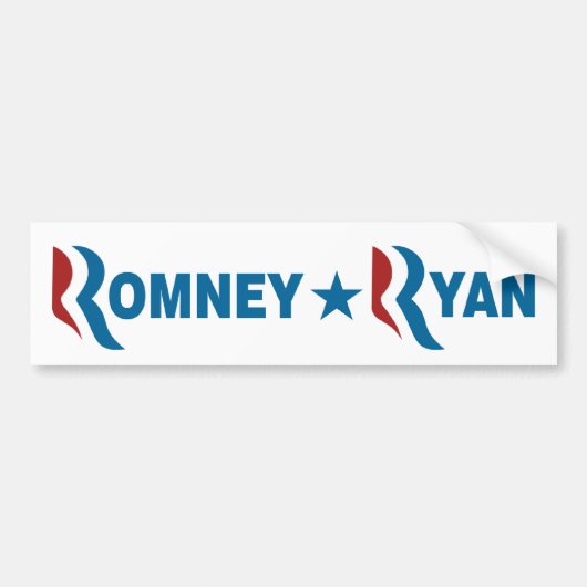 Romney - Ryan Bumpersticker (Voorkant)