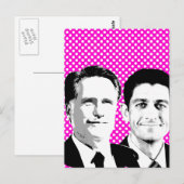 ROMNEY RYAN BUST.png Briefkaart (Voorkant / Achterkant)