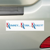 Romney Ryan Echt Bumpersticker (Op auto)