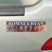 Romney - Ryan - Forefathers Bumpersticker (Op auto)