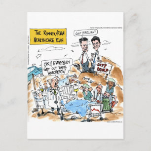 Romney/Ryan Gezondheidszorg Grappige Cadeaus & T-s Briefkaart