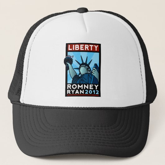 Romney Ryan Liberty Trucker Pet (Voorkant)