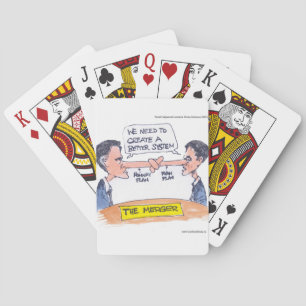 Romney Ryan Pinokkio Fusie Grappige Cadeaus & T-sh Pokerkaarten