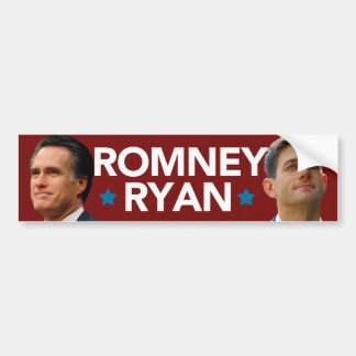 Romney Ryan Portrait Bumpersticker