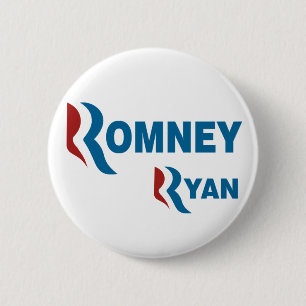 Romney - Ryan Ronde Button 5,7 Cm