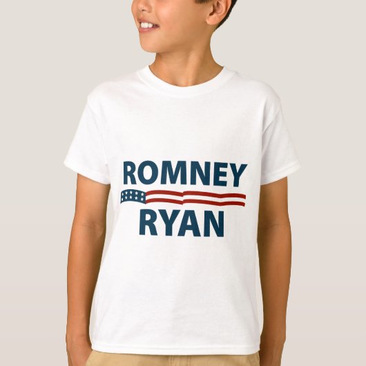 Romney Ryan Stars en Stripes T-shirt (Voorkant)