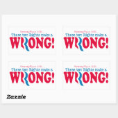 Romney Ryan Wrong Rechthoekige Sticker (Vel)