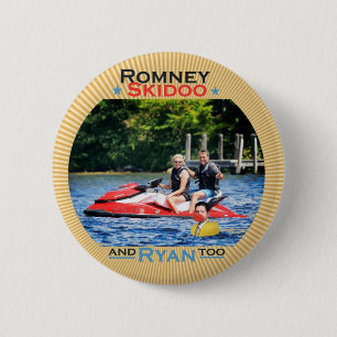 Romney Skidoo en Ryan, ook Ronde Button 5,7 Cm