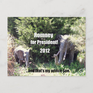 Romney voor President - 2012 Briefkaart