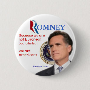 Romney voor President Ronde Button 5,7 Cm