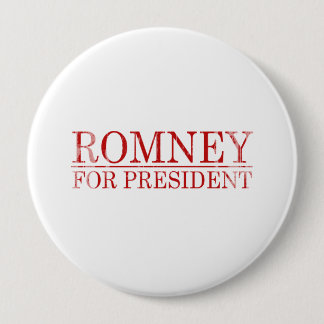 ROMNEY VOOR PRESIDENT (rood) Ronde Button 4,0 Cm