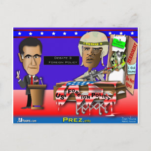 Romney vs. Command O Briefkaart