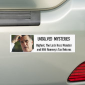 Romney's Taxes Bumpersticker (Op auto)