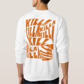 Rompe con lo básico y viste arte. trui (Achterkant)