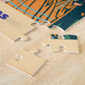 Rompecabezas Honduras CHOLUTECA Retro poster Legpuzzel (Zijkant)