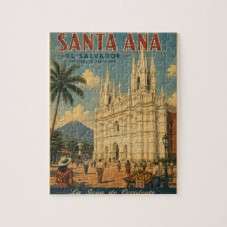Rompecabezas  Santa Ana, El Salvador  Retro poster Legpuzzel