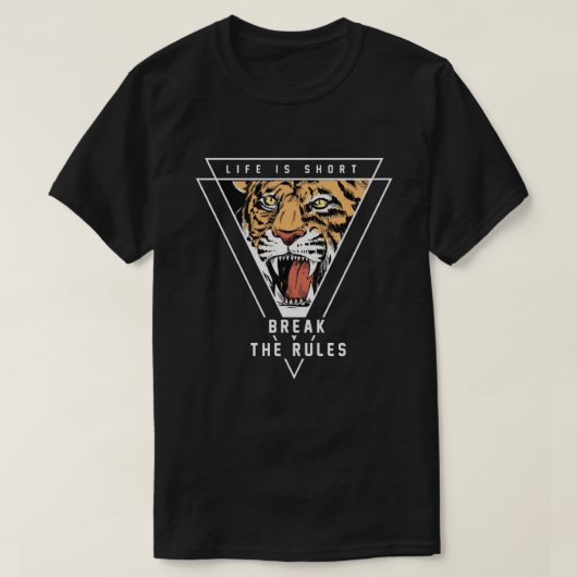 Rompre le T-shirt Règles (Design devant)