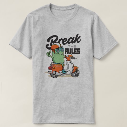 Rompre Le T-shirt Règles (Design devant)