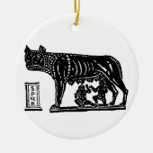 Romulus en Remus Roman Mythology Keramisch Ornament (Voorkant)