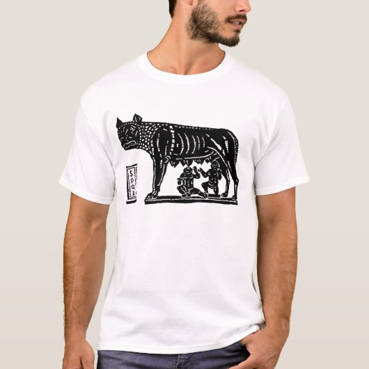 Romulus en Remus Roman Mythology T-shirt (Voorkant)