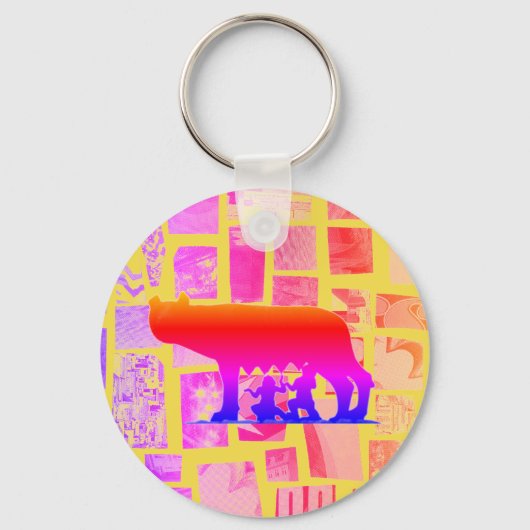 Romulus en Remus Sleutelhanger (Voorkant)