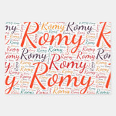 Romy Inpakpapier Vel (Voorkant 3)
