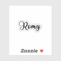 Romy Name - Handgeschreven kalligrafie