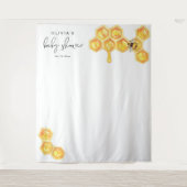ROMY Schattig Honing Bij Babyshower Wandkleed (Voorkant)