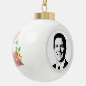 Ron De Santis Céramique Ball Ornement de Noël (Gauche)
