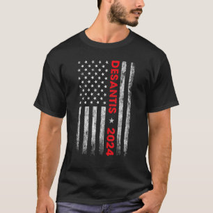 Ron DeSantis 2024 Amerikaanse Vlaggenverkiezing C T-shirt