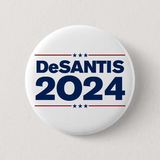 Ron DeSantis 2024 Ronde Button 5,7 Cm (Voorkant)