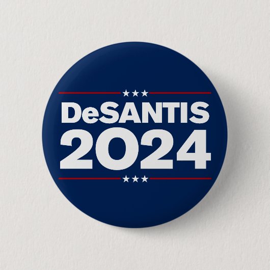 Ron DeSantis 2024 Ronde Button 5,7 Cm (Voorkant)
